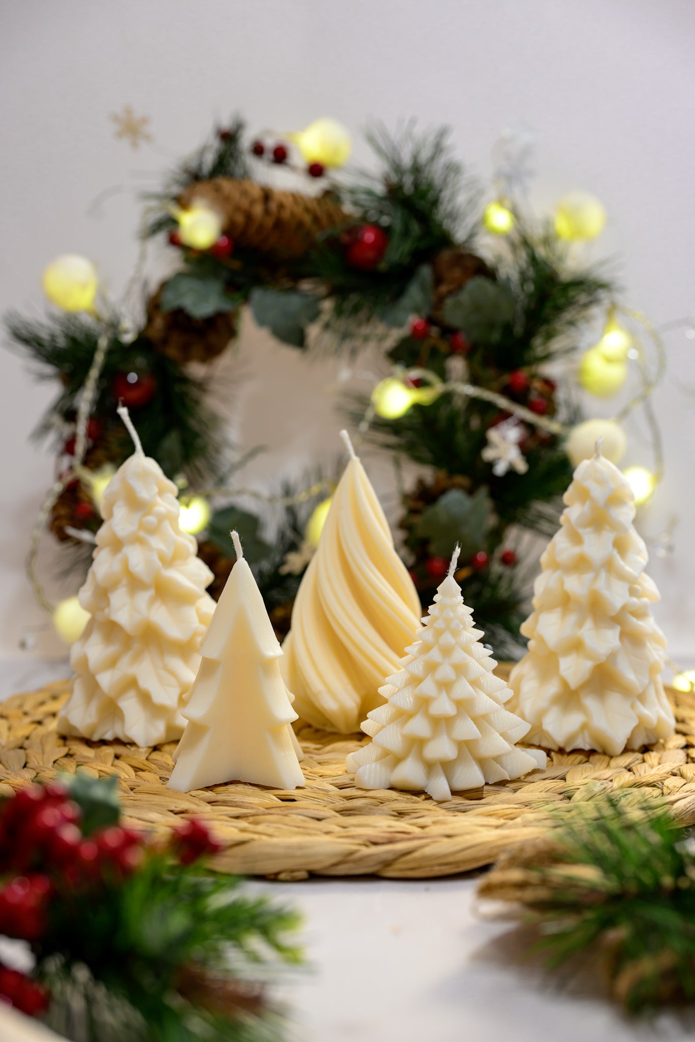 Christmas tree candles