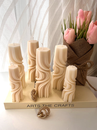 Aesthetic Pillar Candles