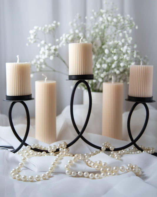 RITUAL SPIRIT - Ribbed Pillar Candles